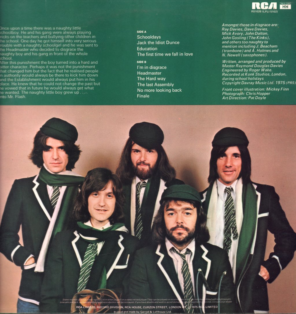 Kinks - Schoolboys In Disgrace - Lp