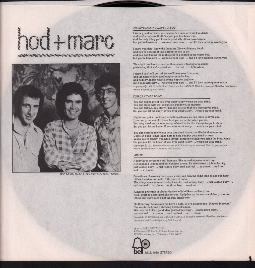 Hod And Marc - Hod And Marc - Lp