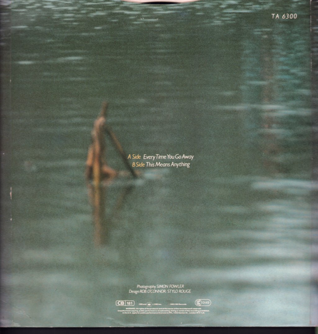 Paul Young - Everytime You Go Away - 12 Inch