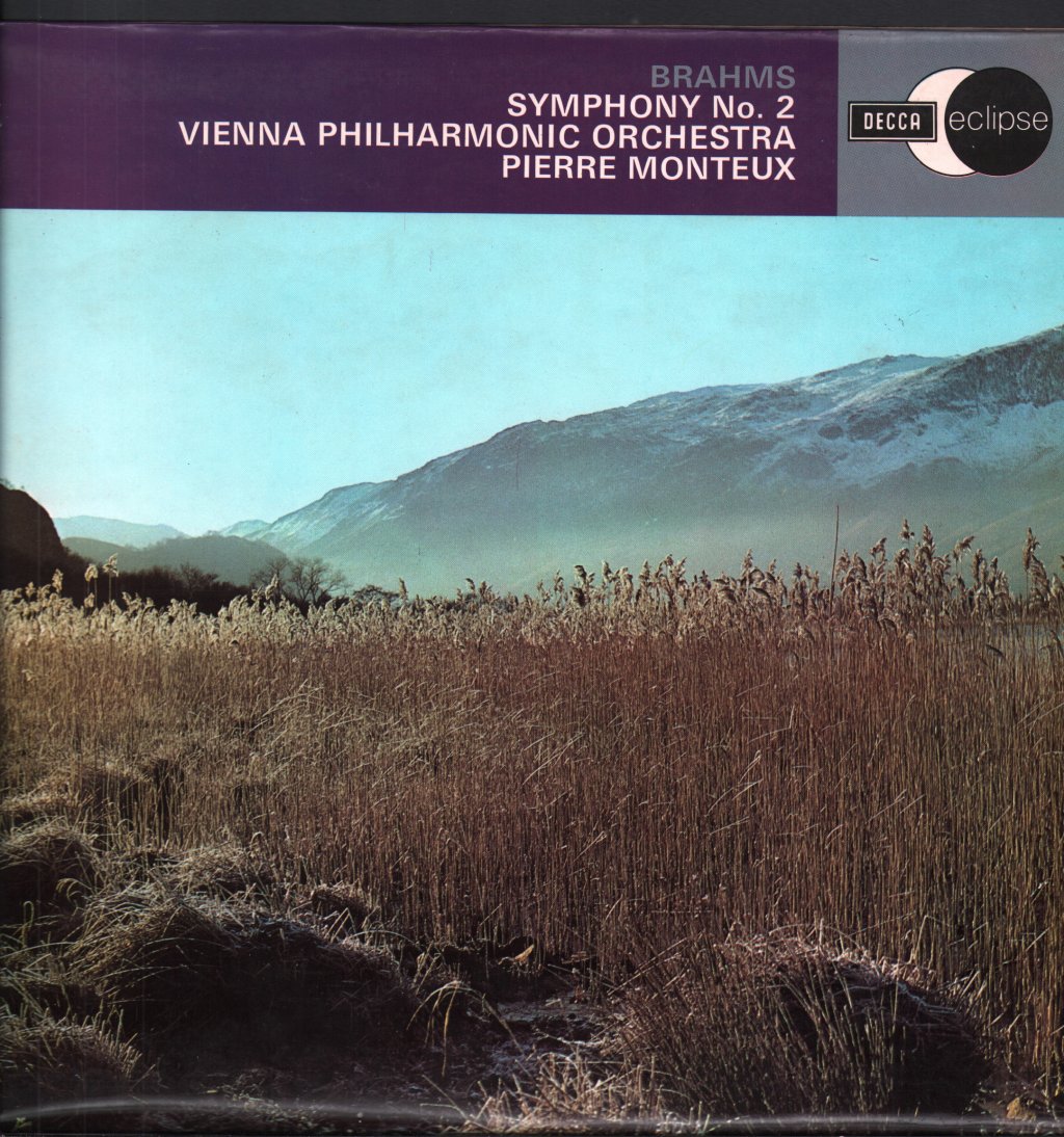 Pierre Monteux / Vienna Philharmonic Orchestra - Brahms - Symphony No. 2 In D, Op, 73 - Lp