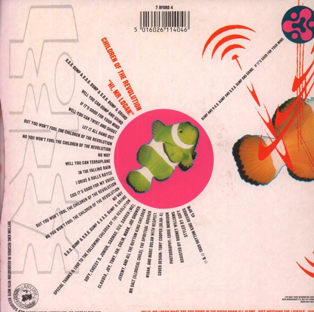 Baby Ford - Children Of The Revolution - 7 Inch