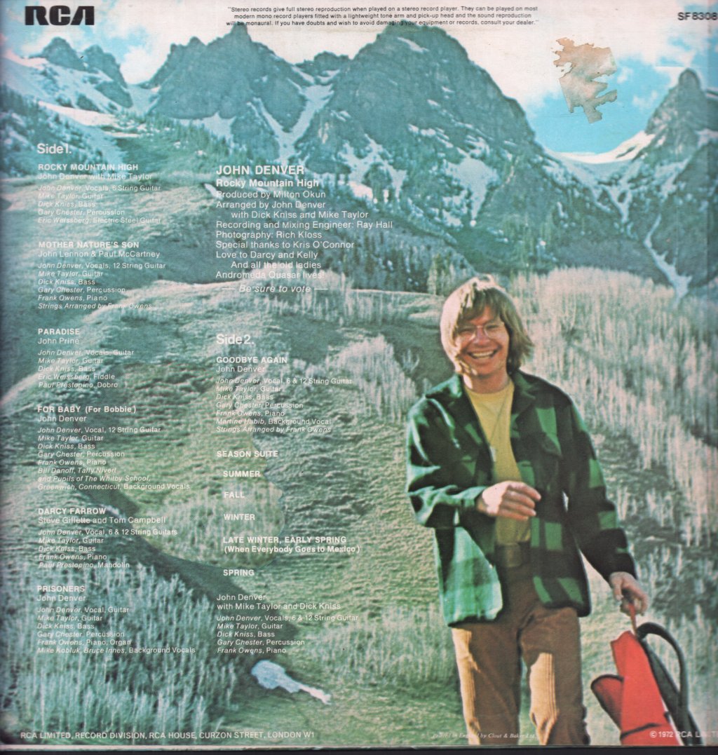 John Denver - Rocky Mountain High - Lp