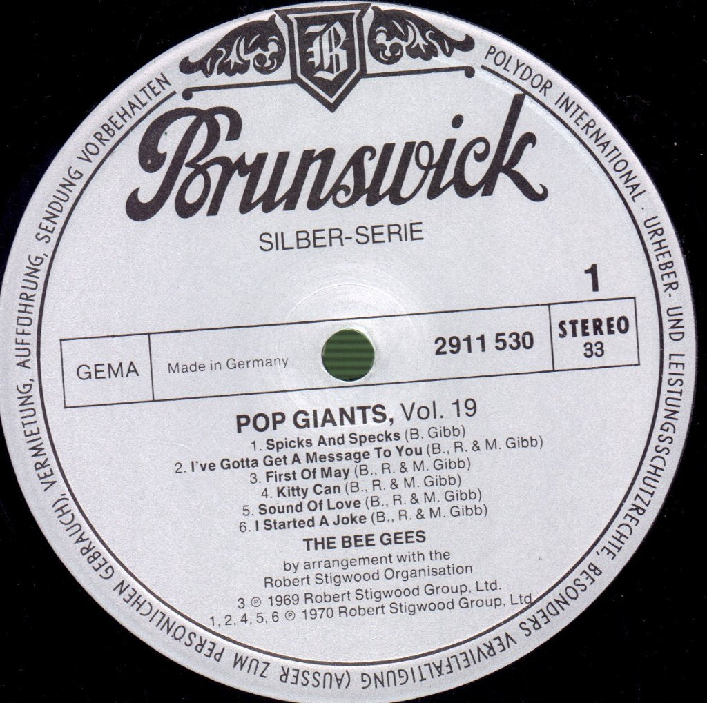 Bee Gees - Pop Giants, Vol. 19 - Lp