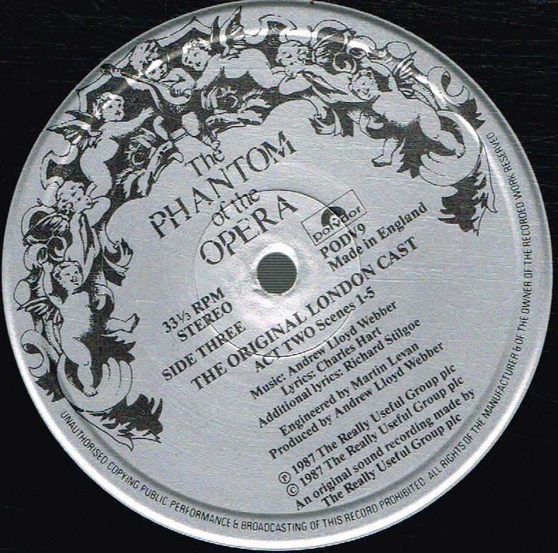 Andrew Lloyd Webber - Phantom Of The Opera (Original London Cast) - Double Lp
