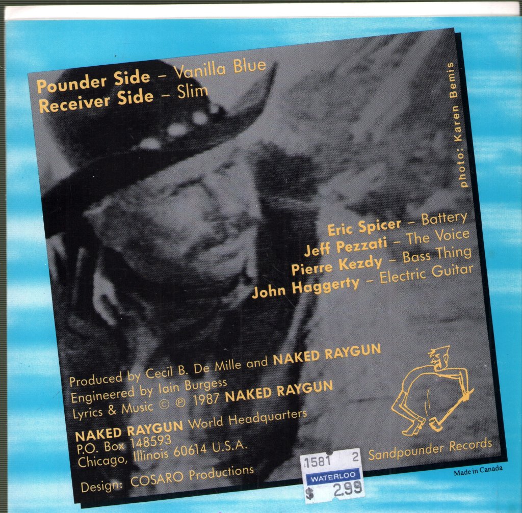 Naked Raygun - Vanilla Blue - 7 Inch