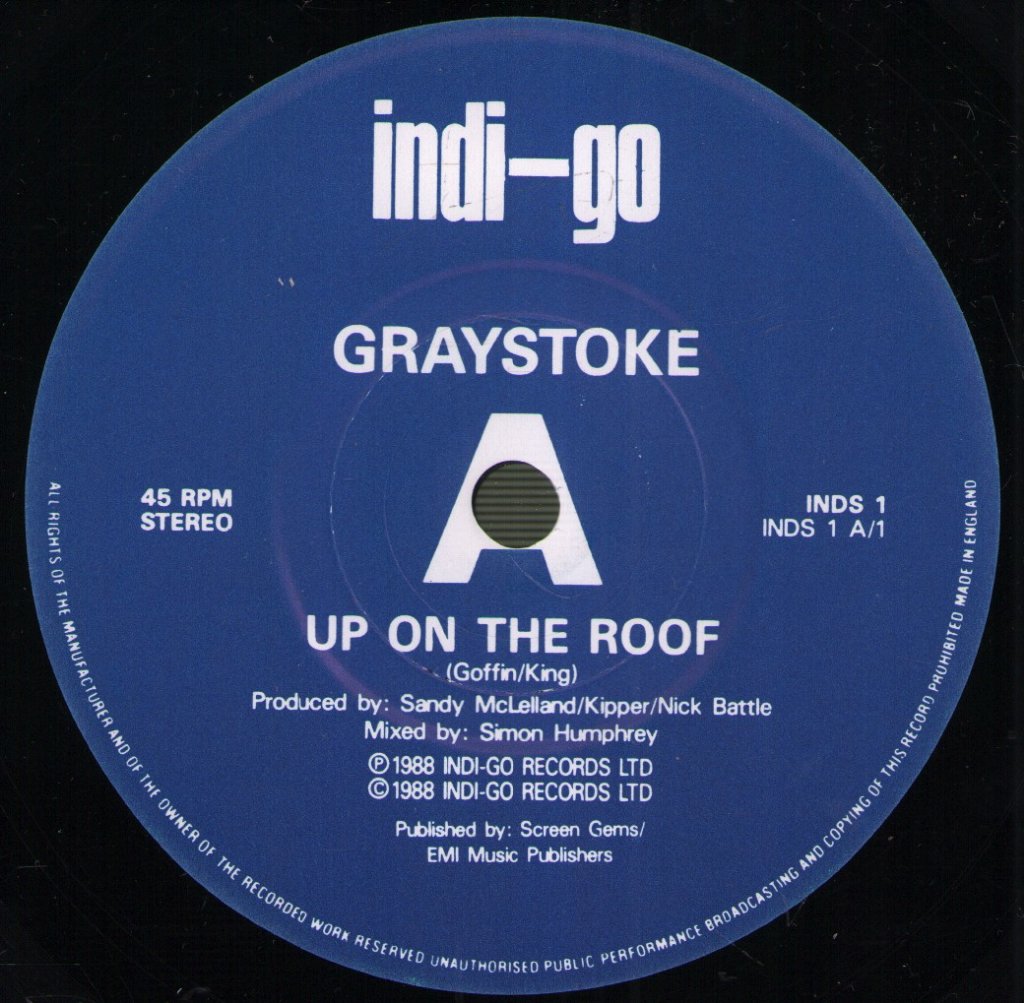 Graystoke - Up On The Roof - 7 Inch