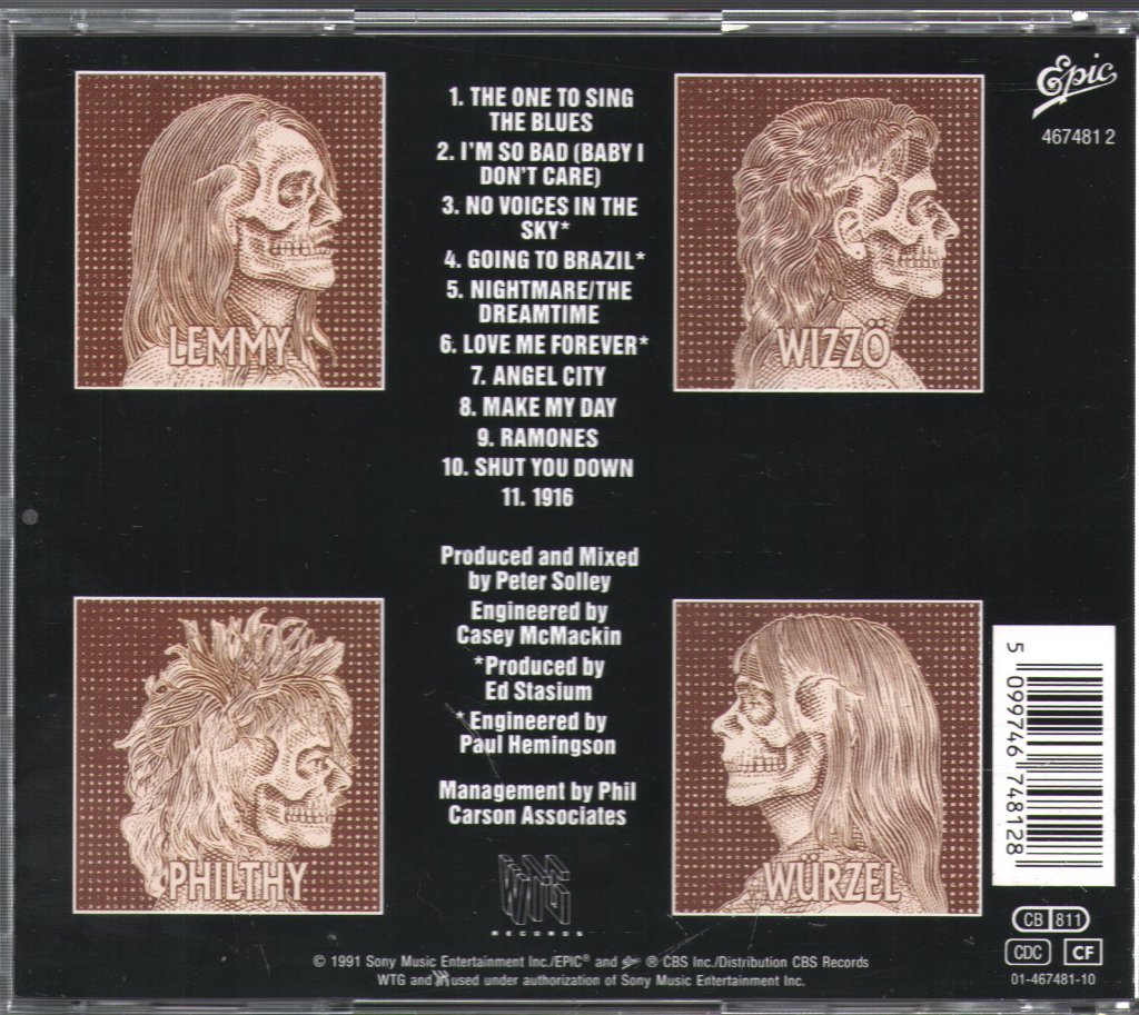 Motorhead - 1916 - Cd