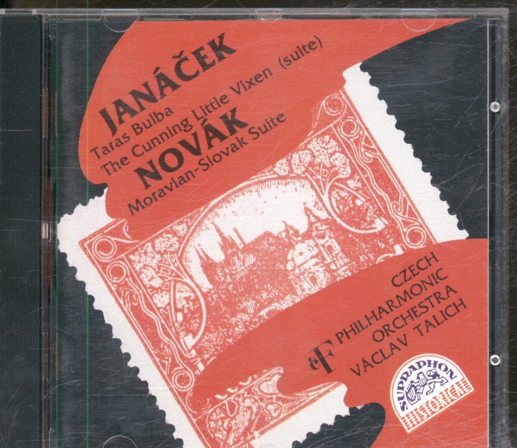 Czech Philharmonic Orchestra, Václav Talich - Janáček / Novak - Taras Bulba / The Cunning Little Vixen (Suite) / Moravian-Slovak Suite - Cd