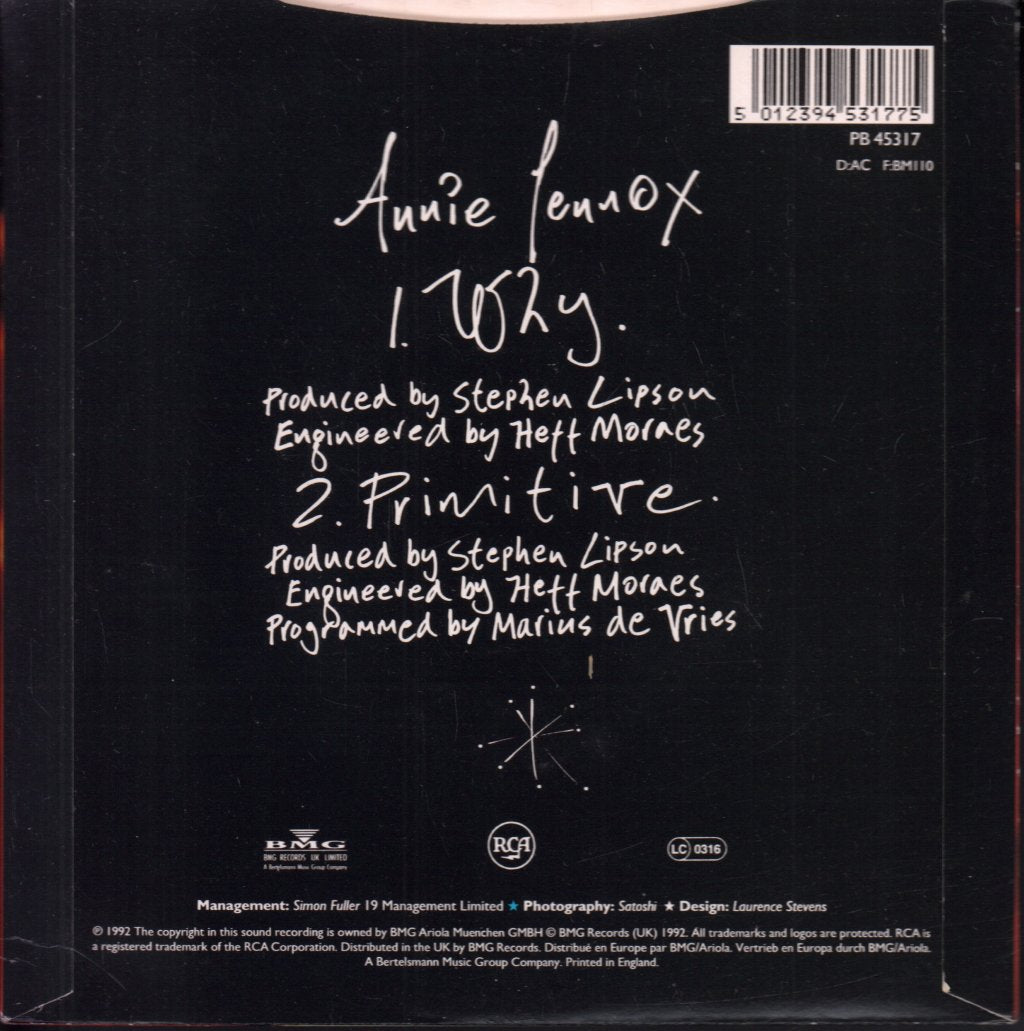 Annie Lennox - Why - 7 Inch