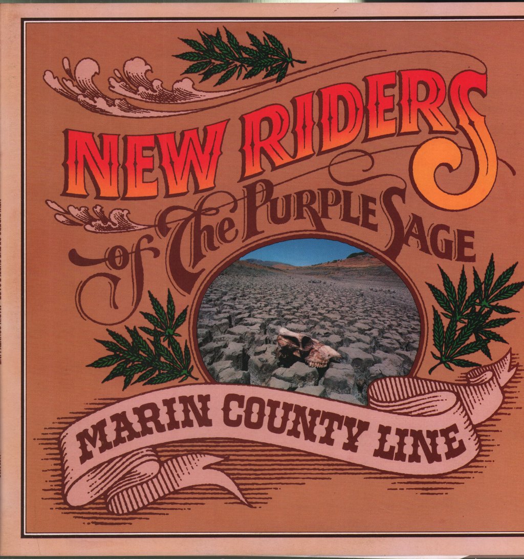 New Riders Of The Purple Sage - Marin County Line - Lp