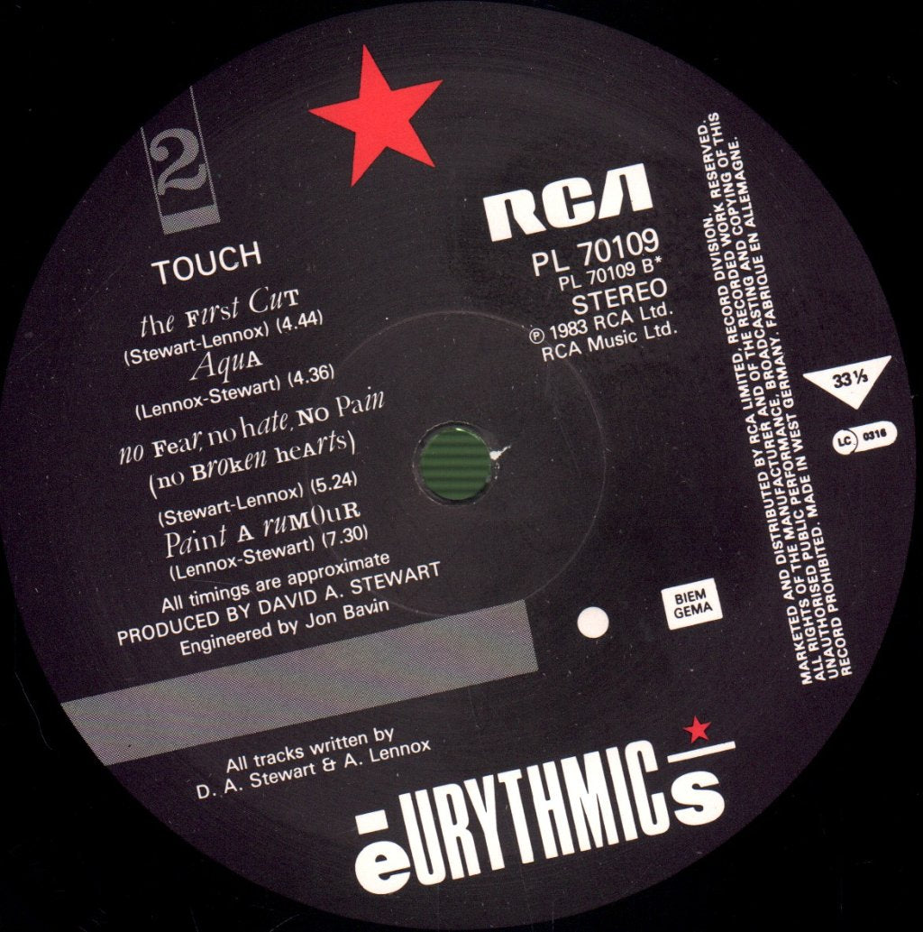 Eurythmics - Touch - Lp