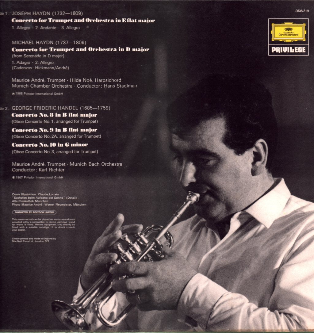 Maurice Andre - Trumpet Concertos - Lp