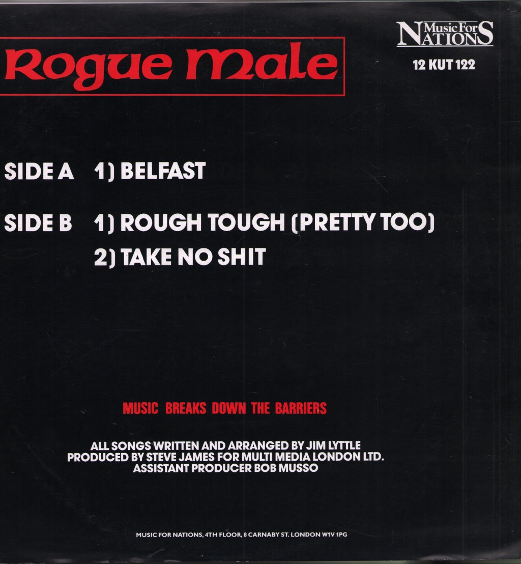 Rogue Male - Belfast - 12 Inch