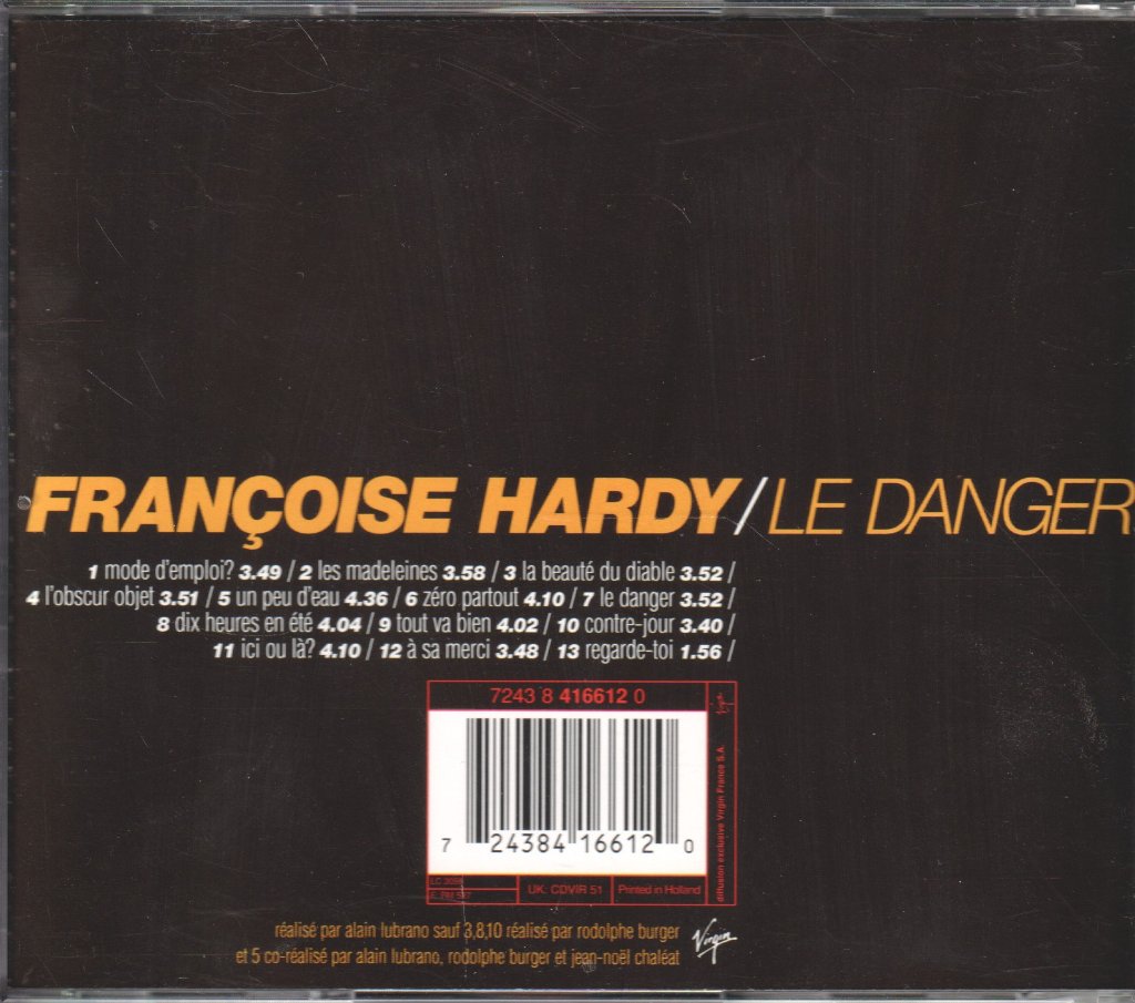 Francoise Hardy - Le Danger - Cd