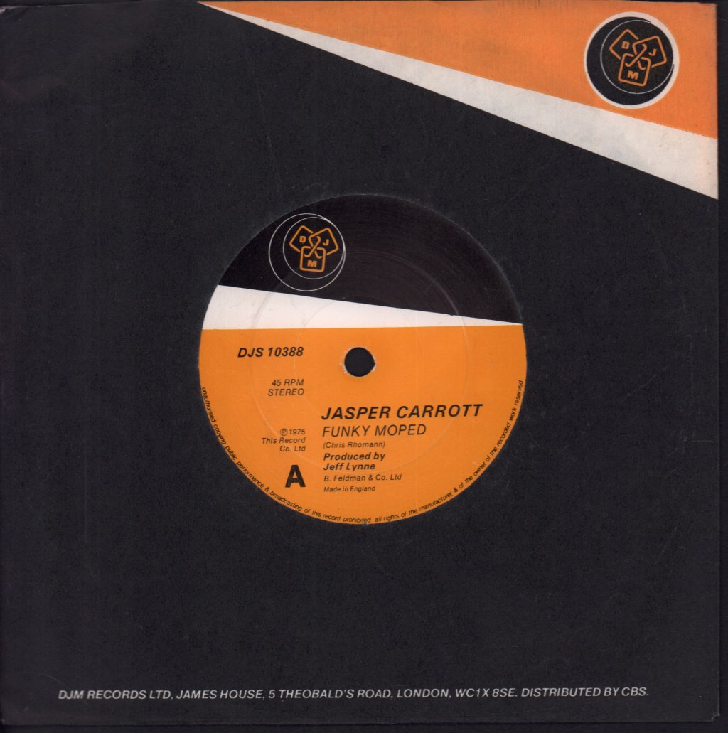Jasper Carrott - Funky Moped - 7 Inch