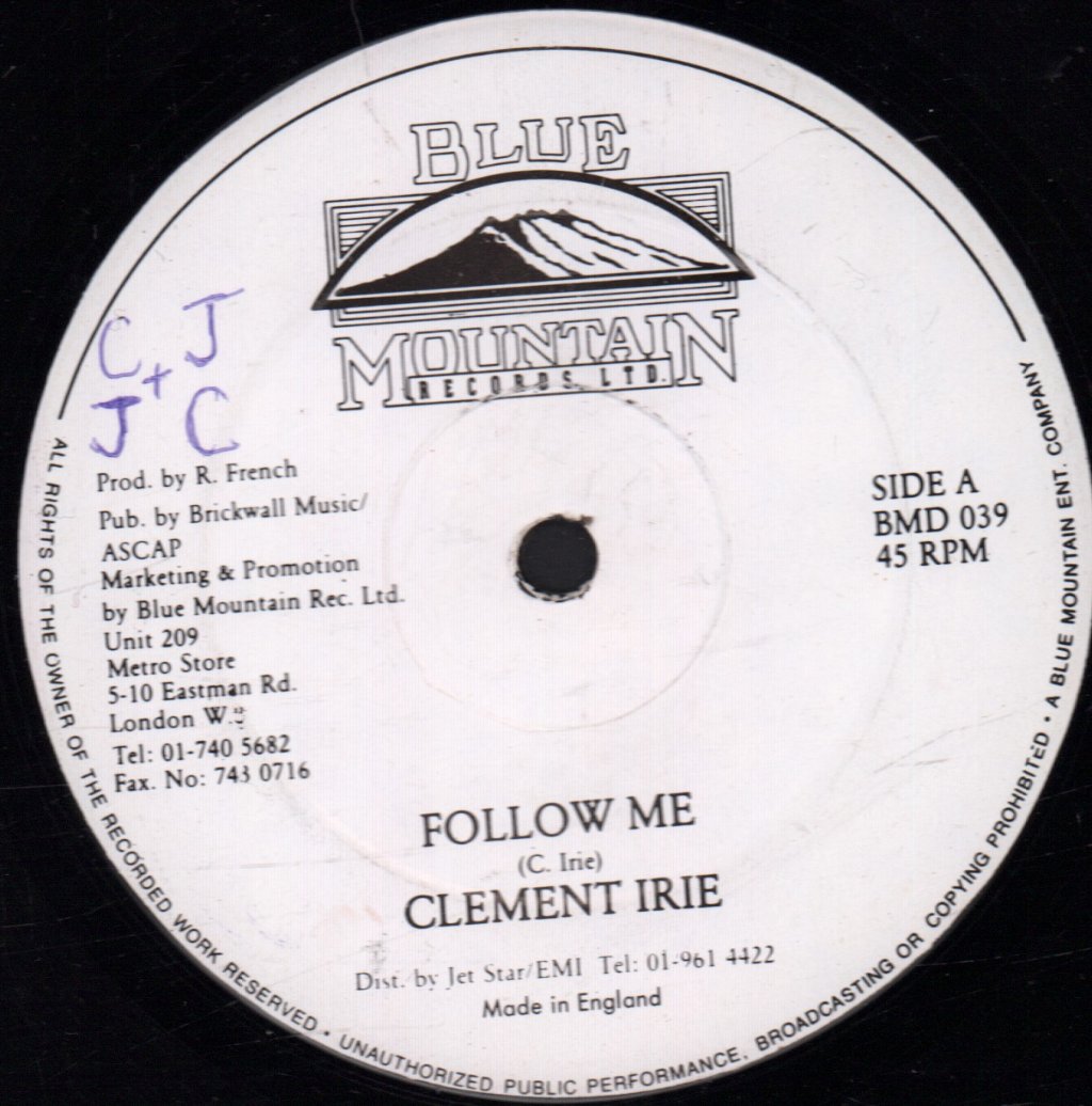 Clement Irie / Senya - Follow Me / Trying Woman - 12 Inch