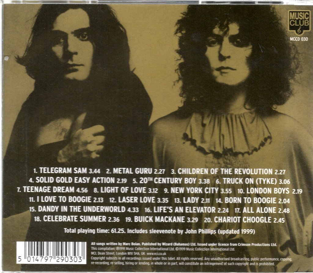 T Rex - Very Best Of - Cd