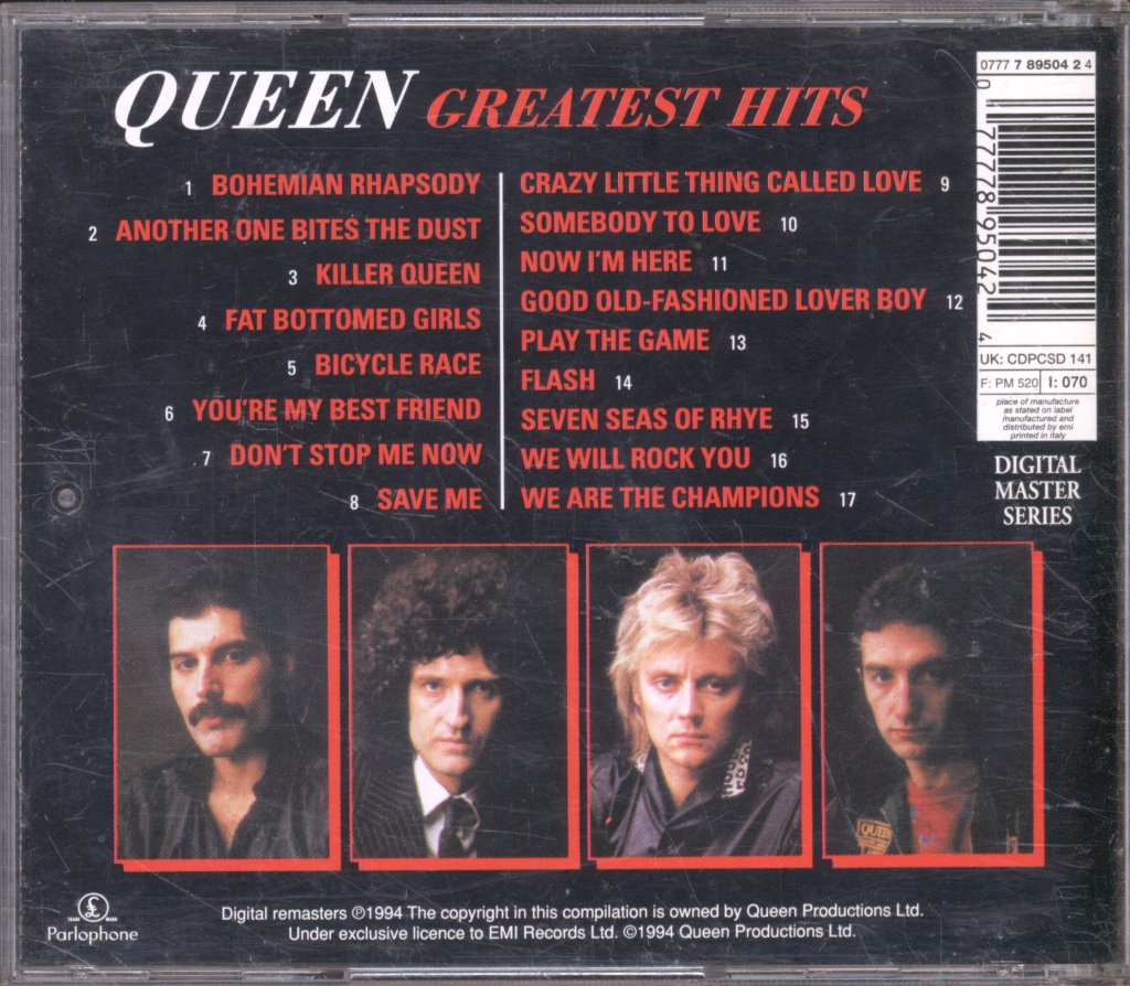 Queen - Greatest Hits - Cd