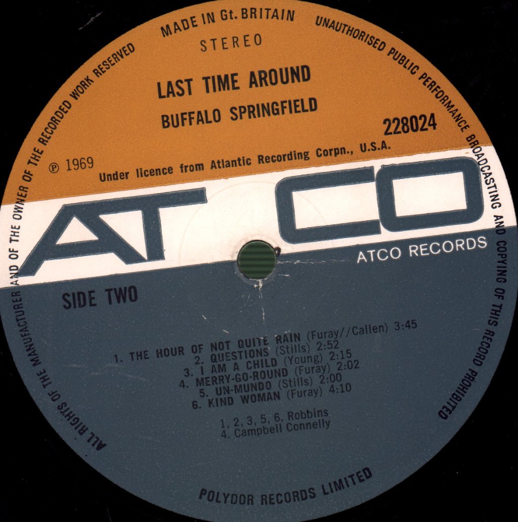 Buffalo Springfield - Last Time Around - Lp
