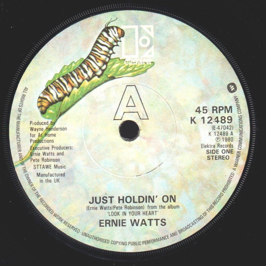 Ernie Watts - Just Holdin' On - 7 Inch
