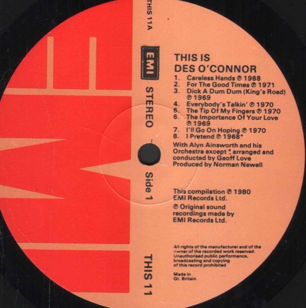 Des O'Connor - This Is - Lp