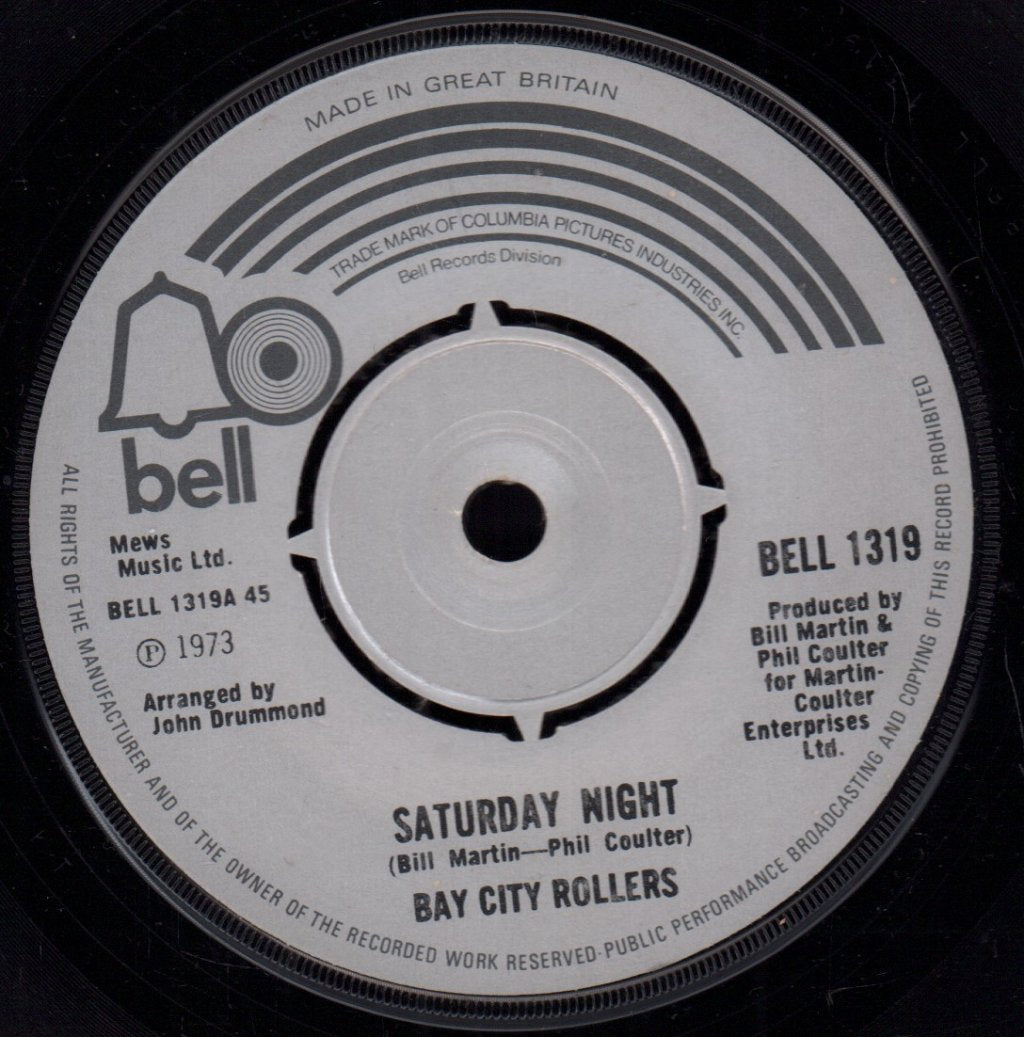 Bay City Rollers - Saturday Night - 7 Inch