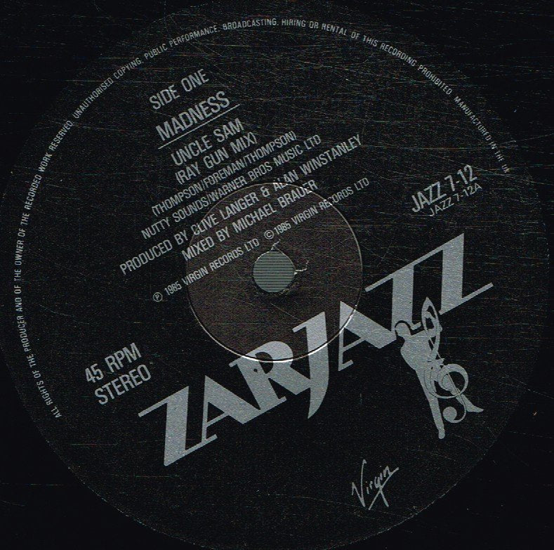 Madness - Uncle Sam - 12 Inch