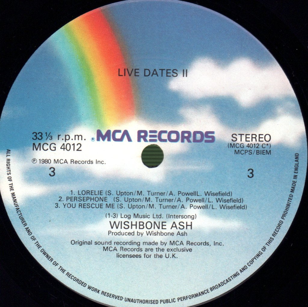 Wishbone Ash - Live Dates Volume Two - Double Lp
