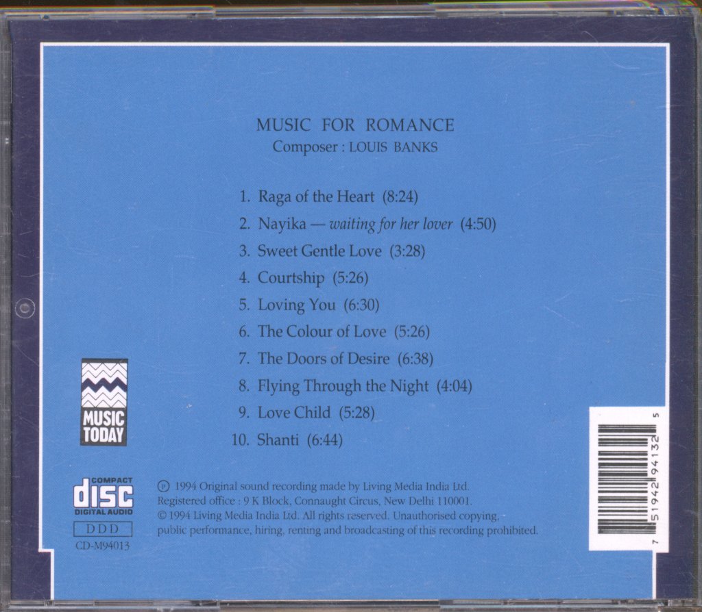 Louis Banks - Music For Romance - Cd