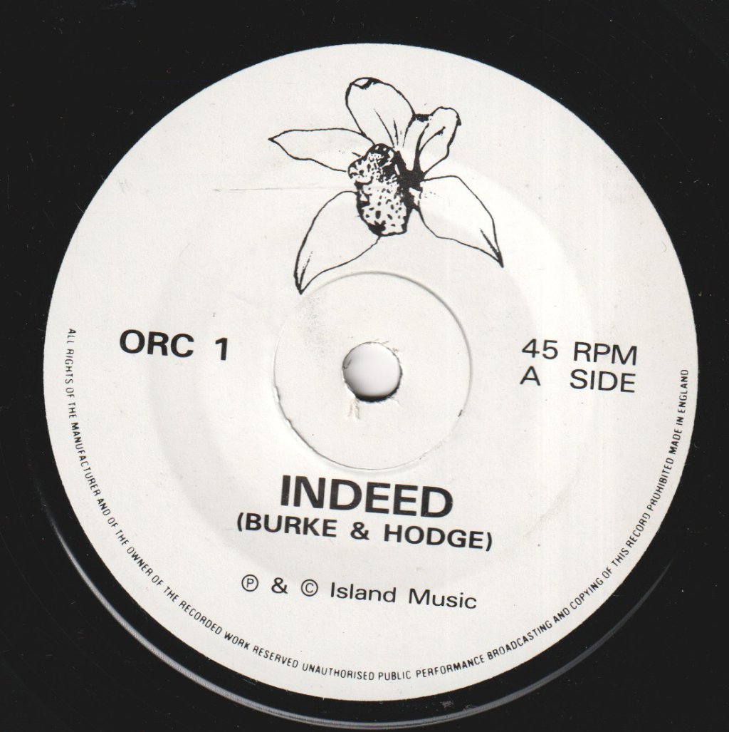 Burke And Hodge - Indeed - 7 Inch