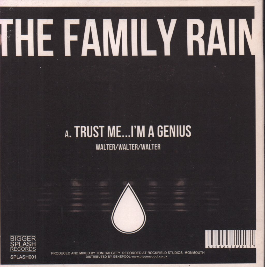 Family Rain - Trust Me I'm A Genius - 7 Inch