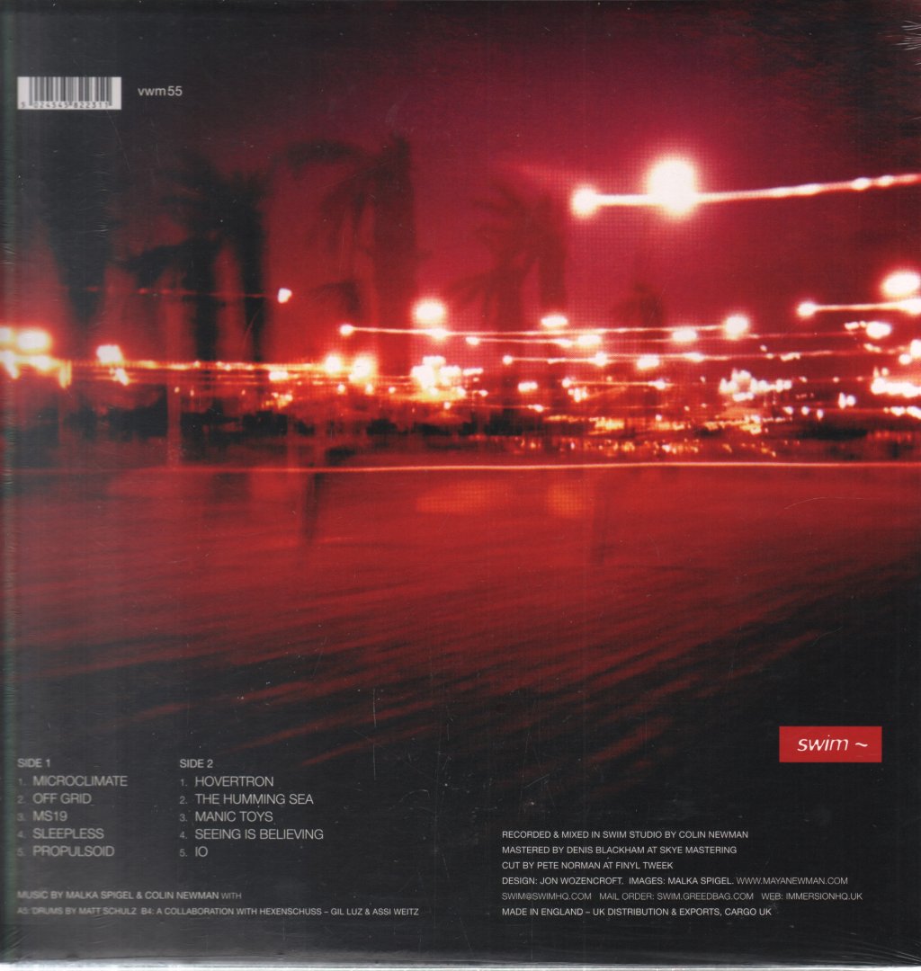 Immersion (Colin Newman) - Sleepless - Lp