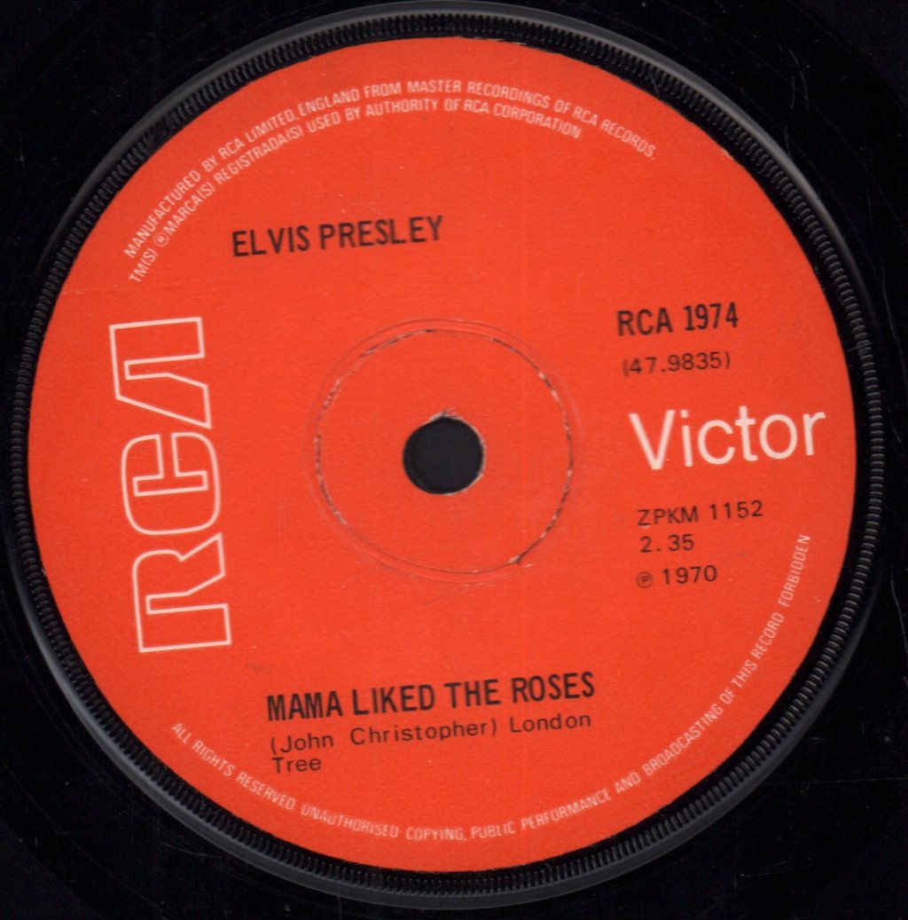 Elvis Presley - Wonder Of You - 7 Inch