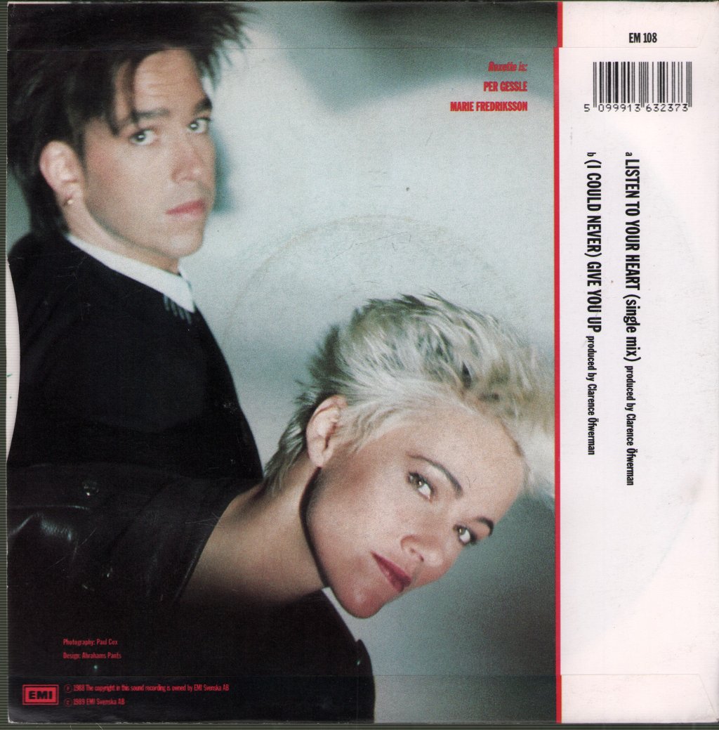 Roxette - Listen To Your Heart - 7 Inch