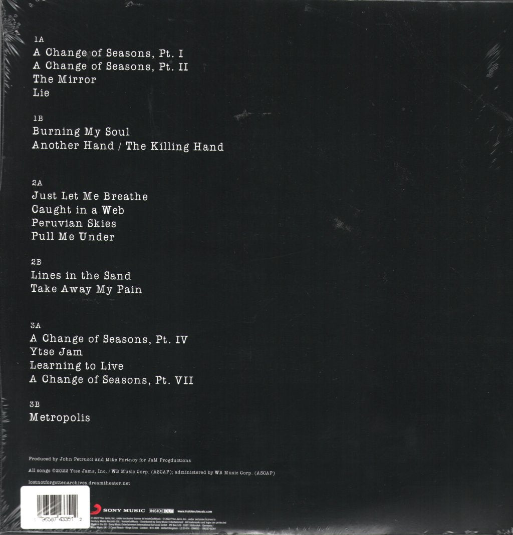 Dream Theater - Lost Not Forgotten Archives: Old Bridge, New Jersey (1996) - Triple Lp