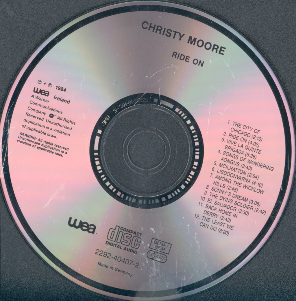 Christy Moore - Ride On - Cd
