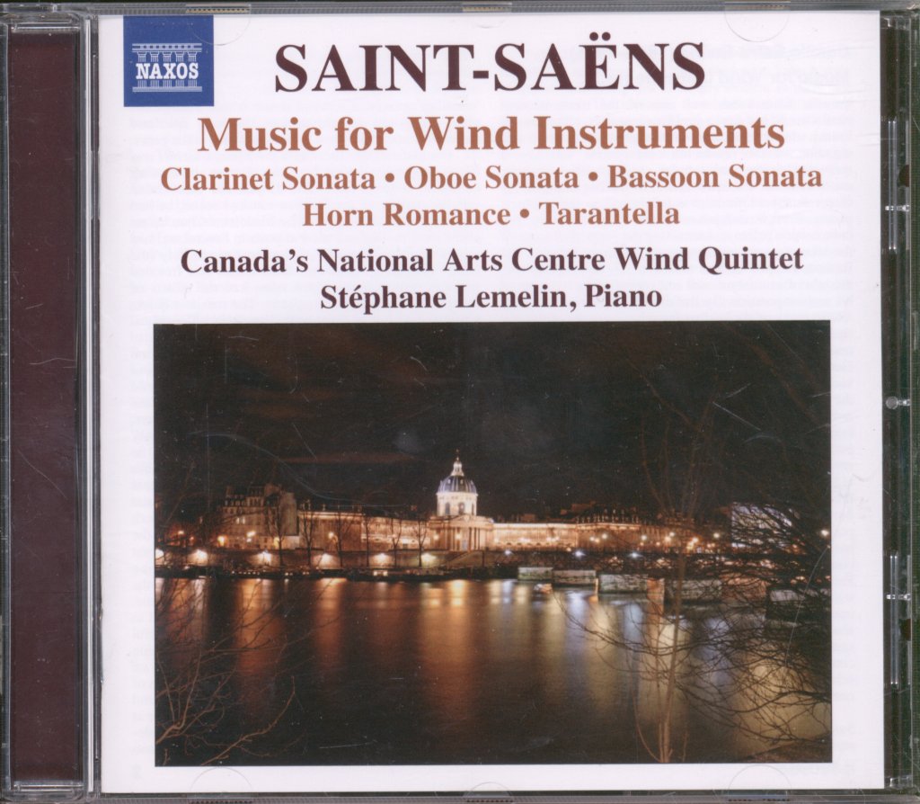 Canada's National Arts Centre Wind Quintet, Stéphane Lemelin - Saint-Saëns - Music For Wind Instruments - Cd