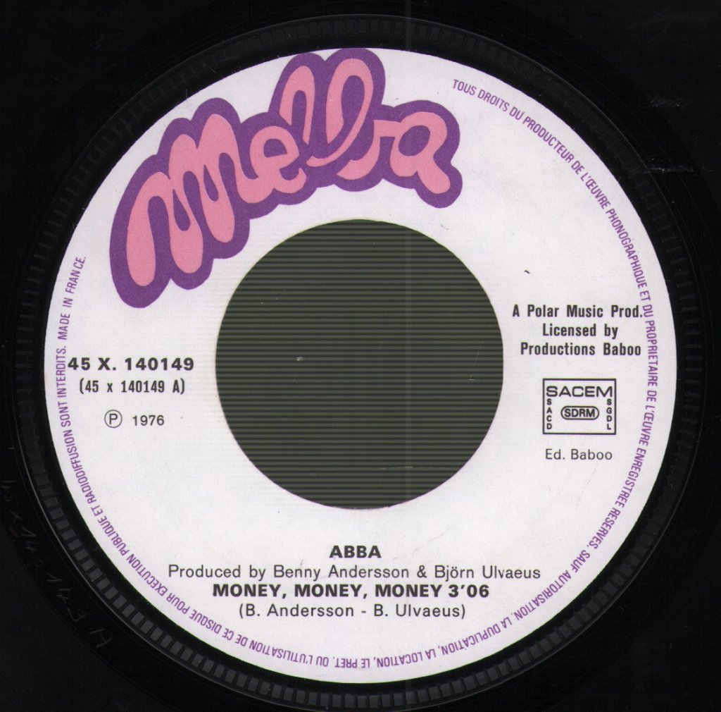 ABBA - Money Money Money - 7 Inch