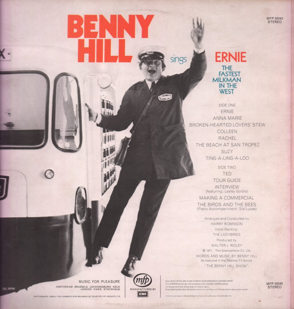 Benny Hill - Ernie - Lp