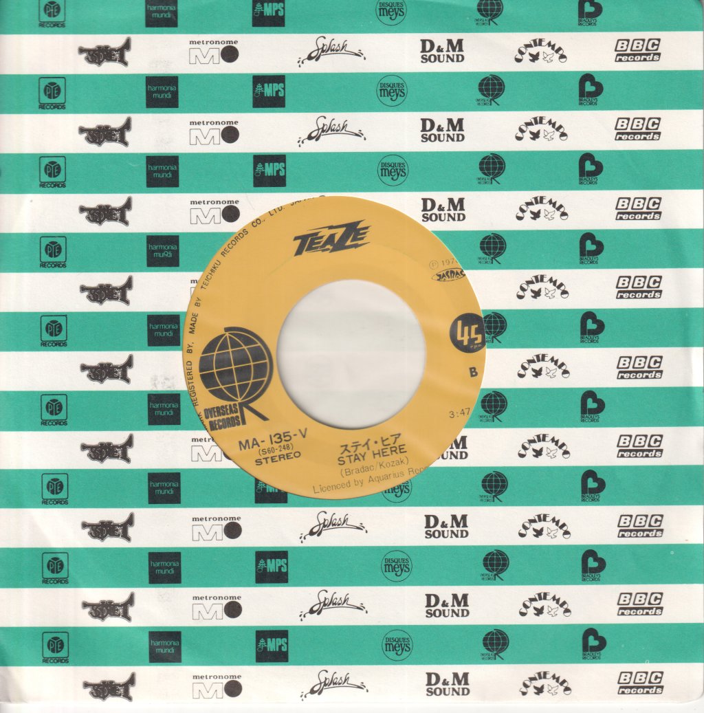Teaze - Sweet Misery - 7 Inch