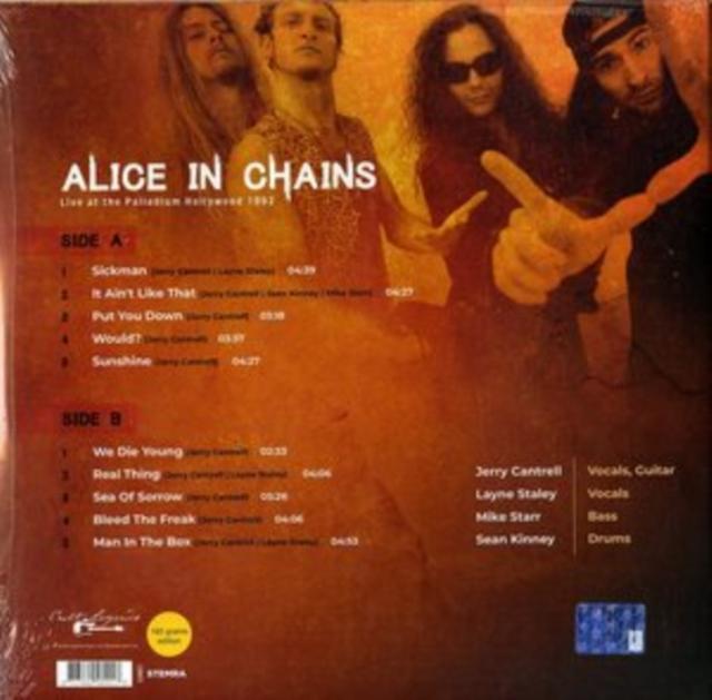 Alice In Chains - Live At the Palladium Hollywood 1992 - Lp