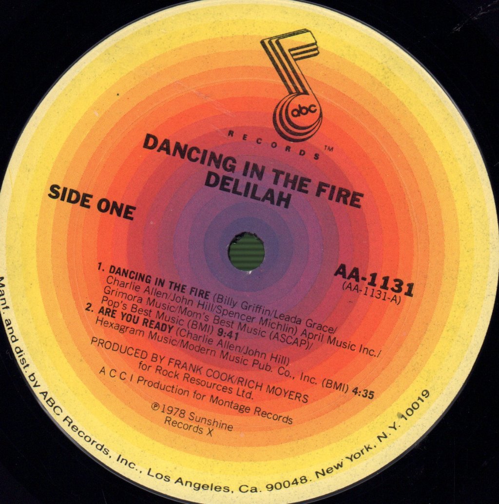 Delilah - Dancing In The Fire - Lp