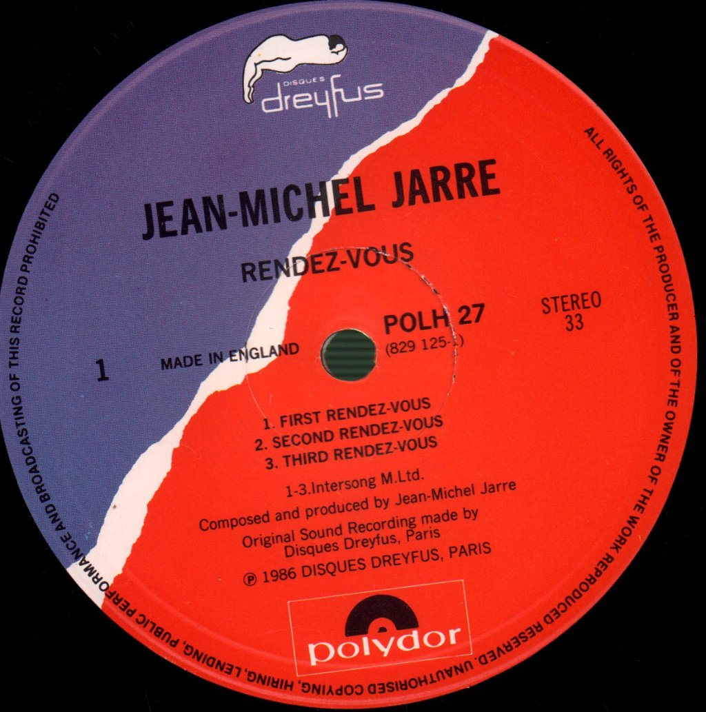 Jean Michel Jarre - Rendezvous - Lp