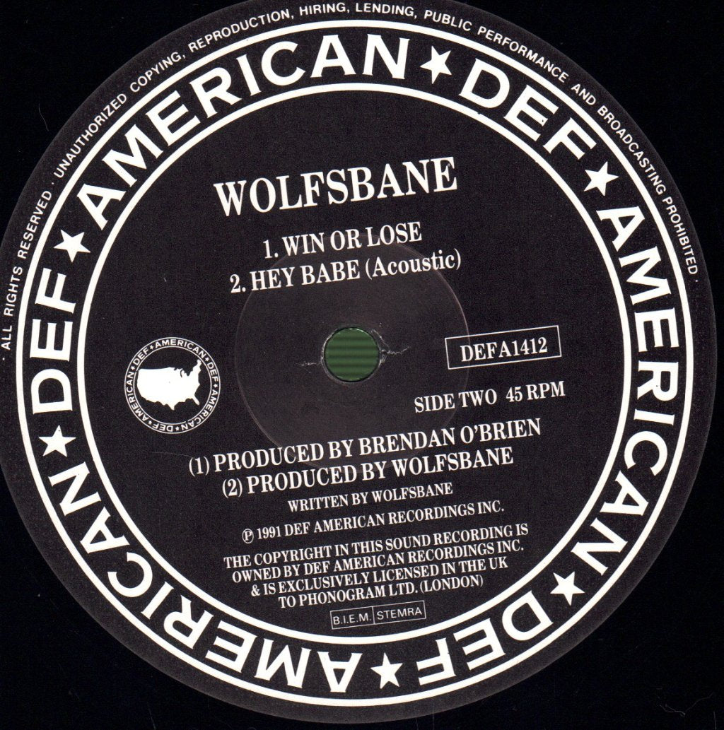 Wolfsbane - After Midnight - 12 Inch