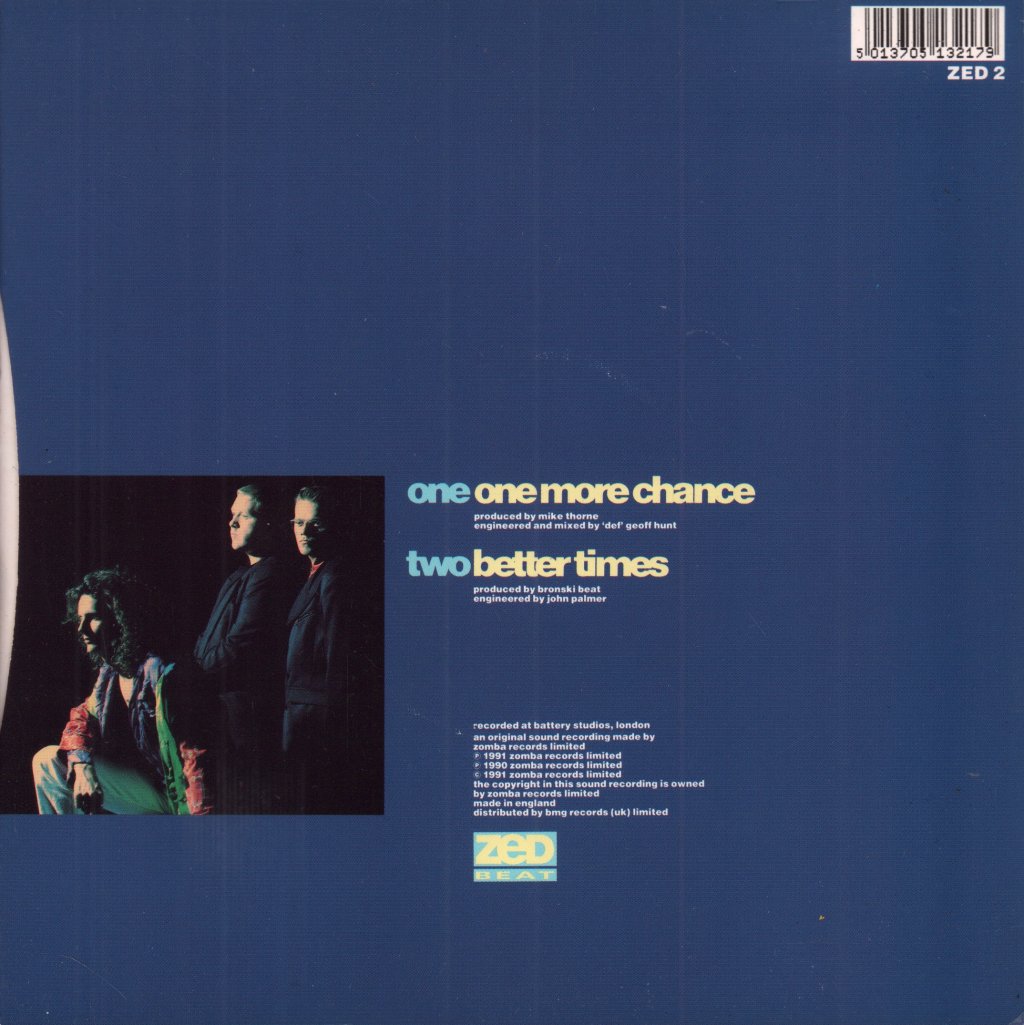 Bronski Beat - One More Chance - 7 Inch