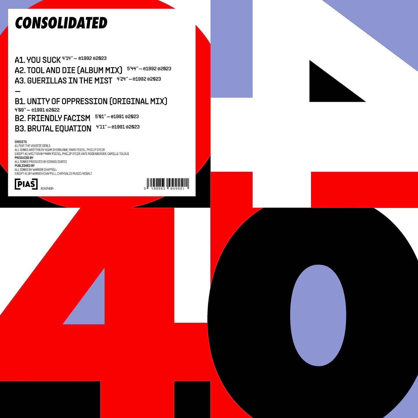 Consolidated - [pias] 40 - 12 Inch