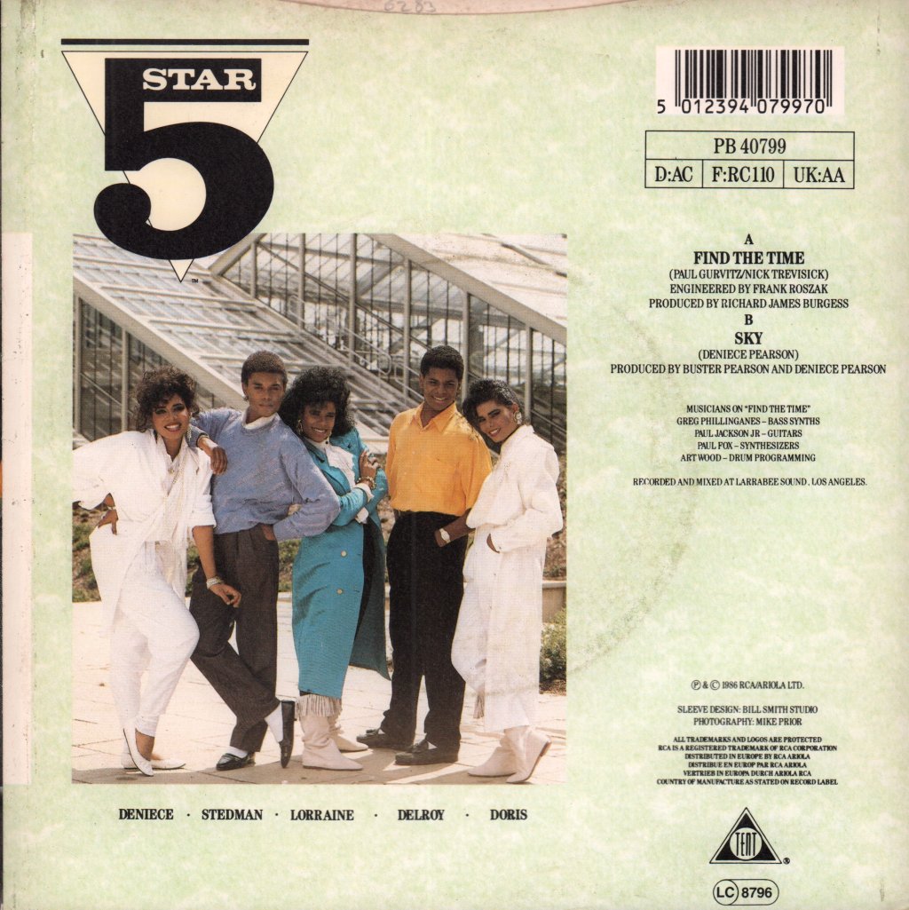 Five Star - Find The Time - 7 Inch