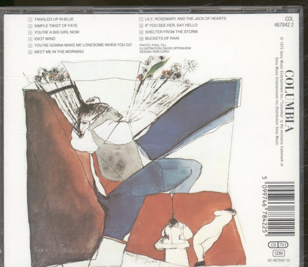 Bob Dylan - Blood On The Tracks - Cd
