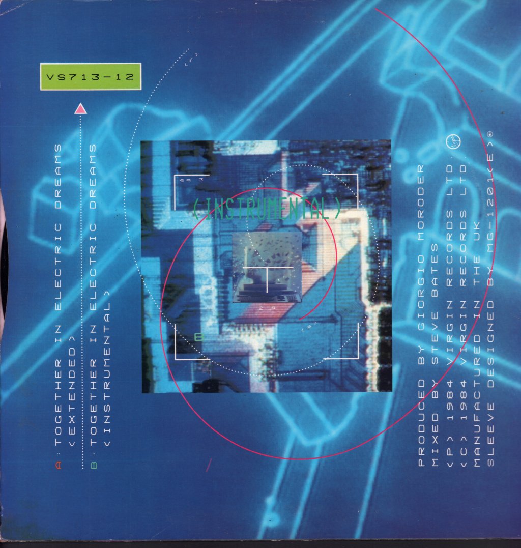 Giorgio Moroder With Philip Oakey - Together In Electric Dreams - 12 Inch
