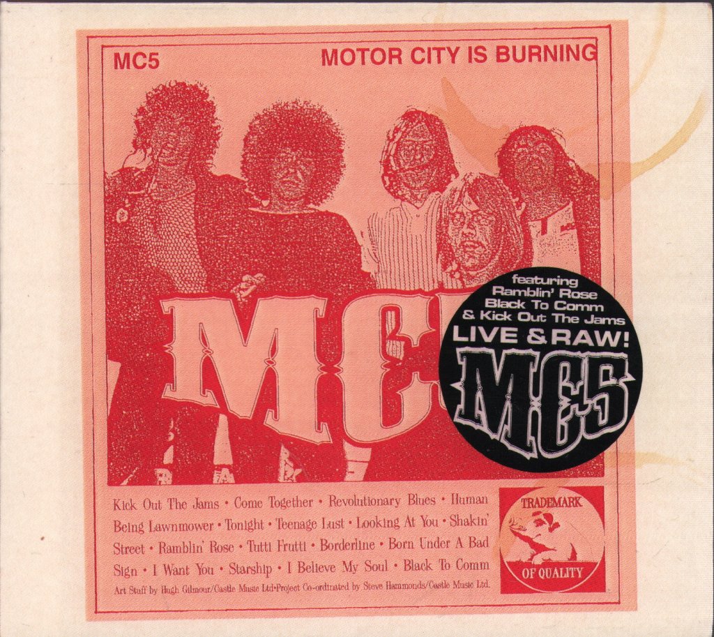 MC5 - Motor City Is Burning - Cd